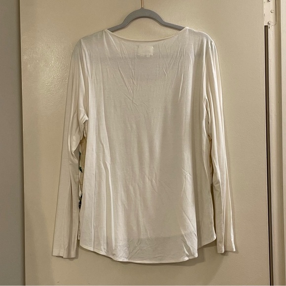 DELETTA by ANTHROPOLOGIE Oak Song Tee in Ivory - Picture 5 of 8